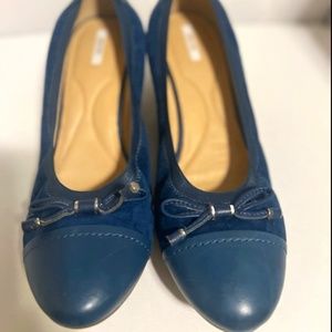 Geox Respira Ballerinas. Brand New. Whale blue color. Size 41(US 10.5)